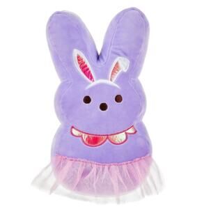 Peeps Peep Easter 12in Dressup Purple Bunny Plush Tutu Pascua